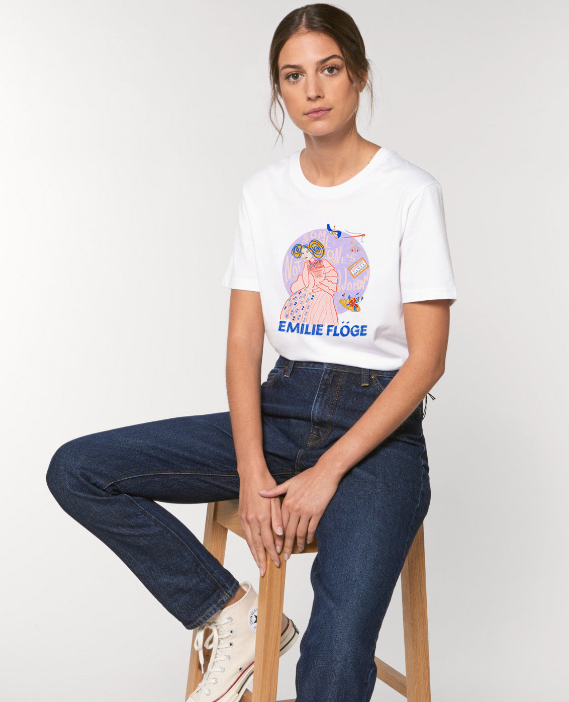 T-shirt ORGÂNICA Emilie Flöge - Unissex