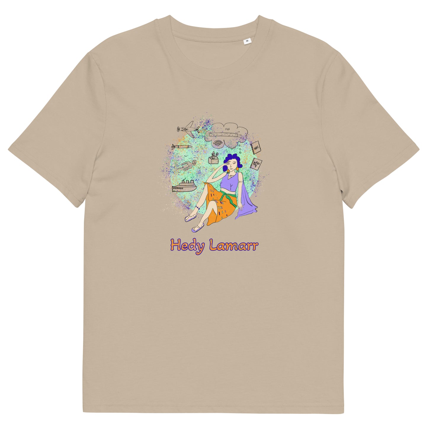 T-shirt ORGÂNICA Hedy Lamarr - Unissex