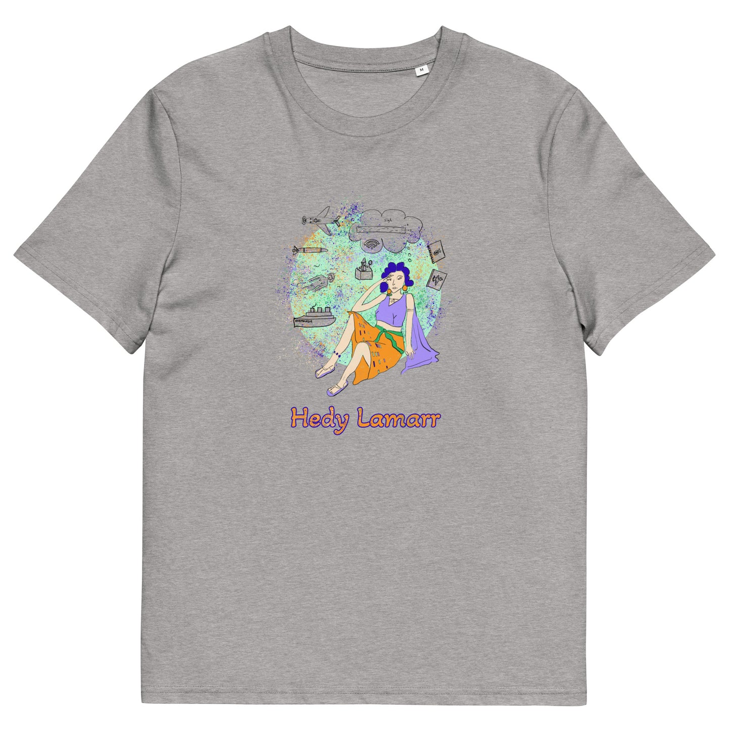 T-shirt ORGÂNICA Hedy Lamarr - Unissex