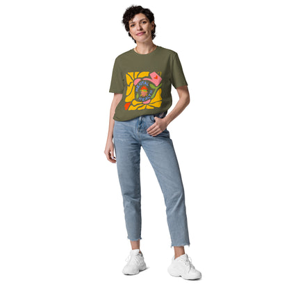 T-shirt ORGÂNICA Mulheres na Psicologia - Unissex