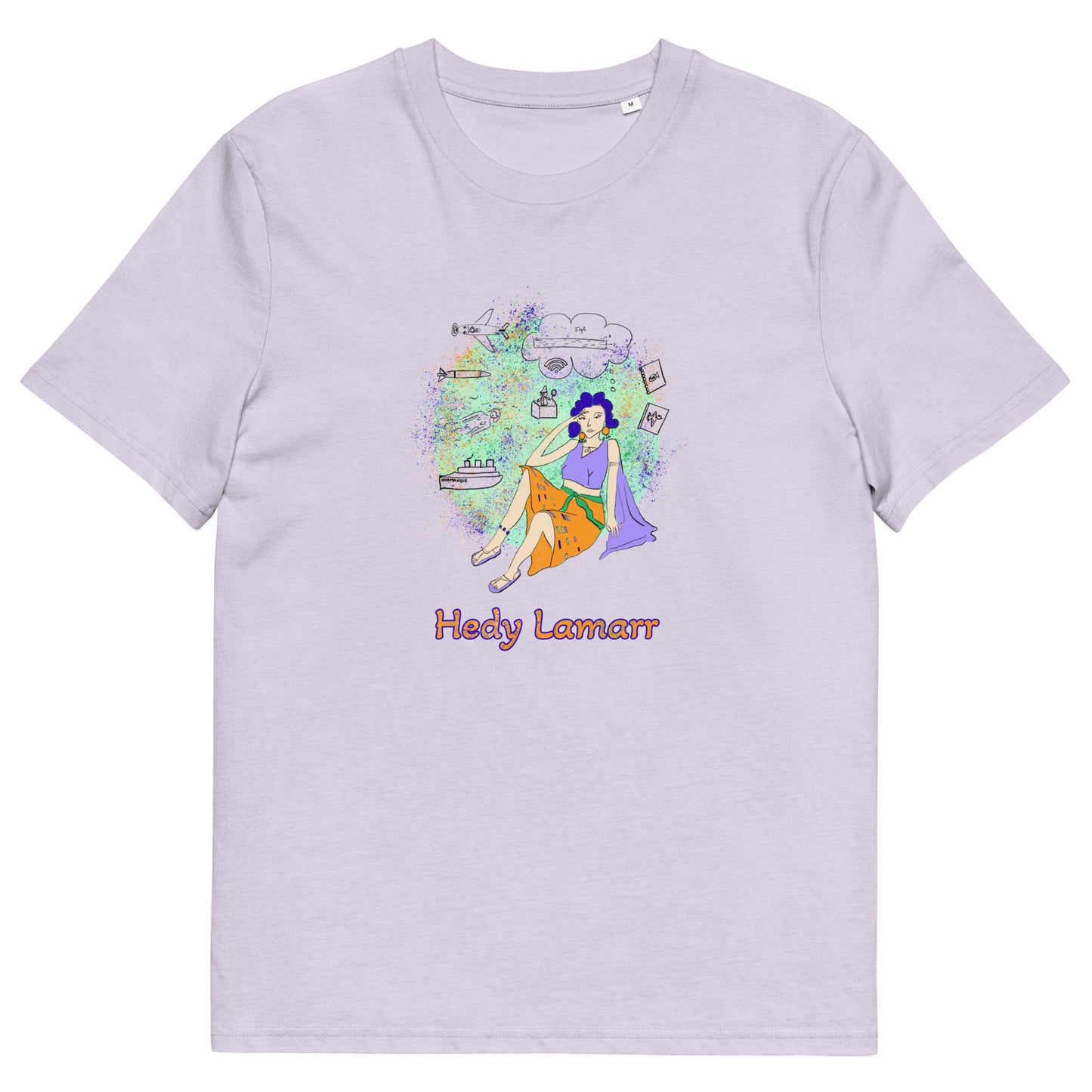 T-shirt ORGÂNICA Hedy Lamarr - Unissex