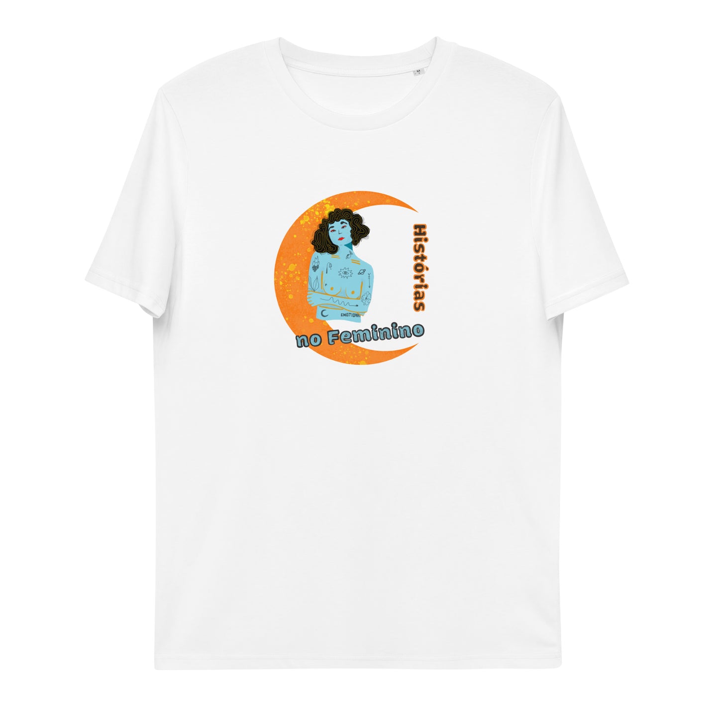 T-shirt ORGÂNICA Histórias no Feminino - Unissex