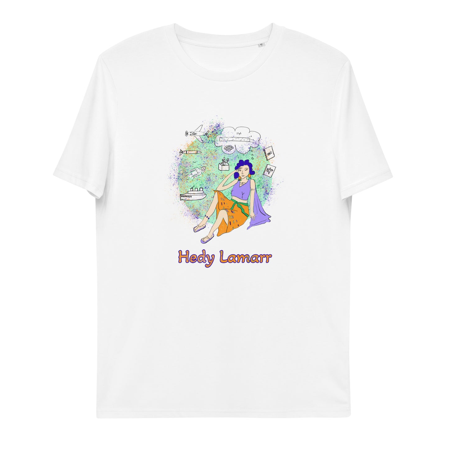 T-shirt ORGÂNICA Hedy Lamarr - Unissex